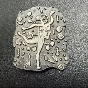 ALICE SEELY Menopause Chaos Brooch Pin Fetishes Tribal Petroglyph URBAN FETISHES